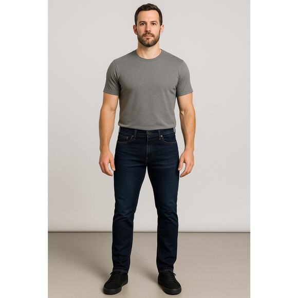 Barbell Apparel Jeans Mens 30x32 Straight Athletic Fit 2.0 Performance Blue $168 - Picture 1 of 15